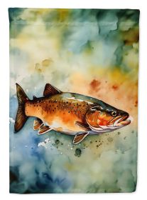 Brown Trout Garden Flag Mailbox Flag Decorative Yard Flag Banner Outside Patio Artwork Yard Flower Beds, Garden Size, Multicolor