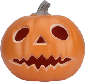 Lantern Halloween Pumpkin Lights- Waterproof Pre-lit Pumpkin Lighted JackoLantern For Halloween Porch, Party, Front Door, Fireplace Indoor And Outdoor (Option: 10insadFace)